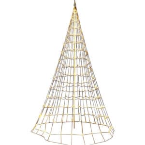 Veli Line udendørs lysnet til flagstang, 720 lys, 12 meter